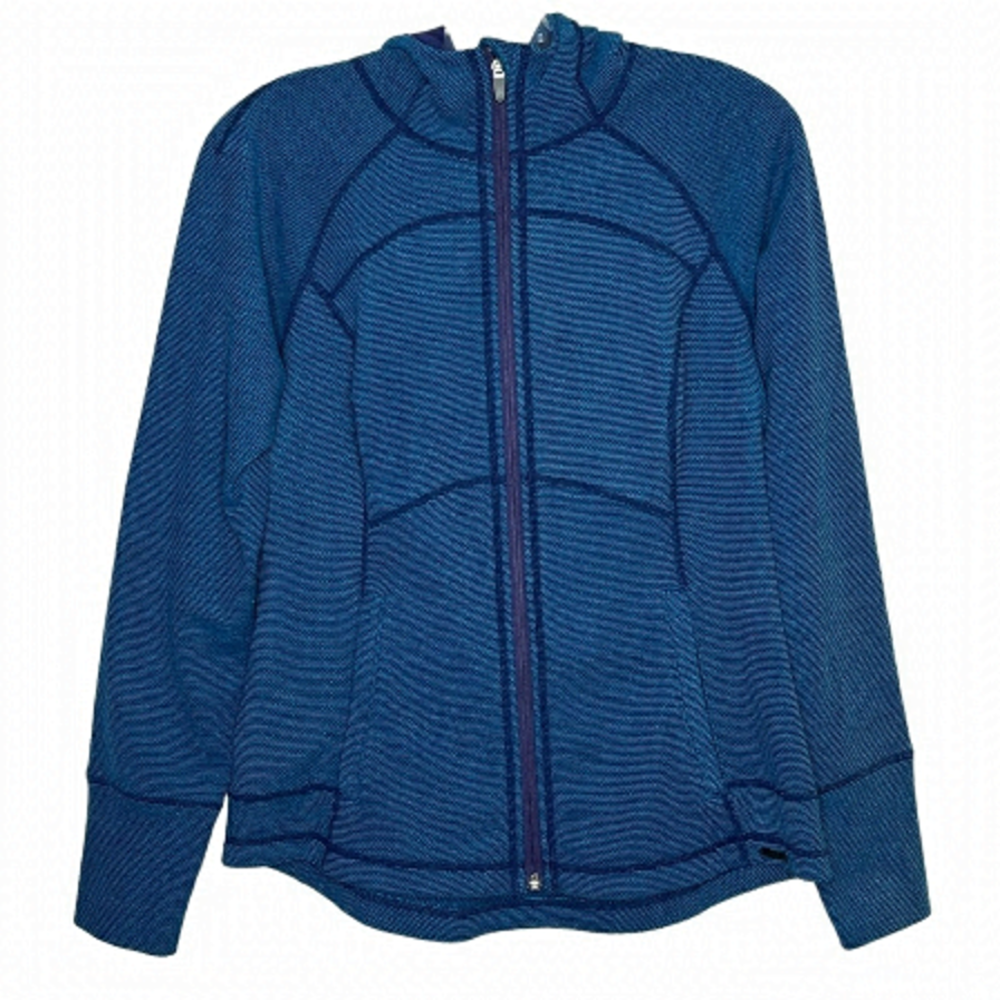 PRANA Rockaway Fleece Full Zip Up Athletic Jacket Hooded Teal
